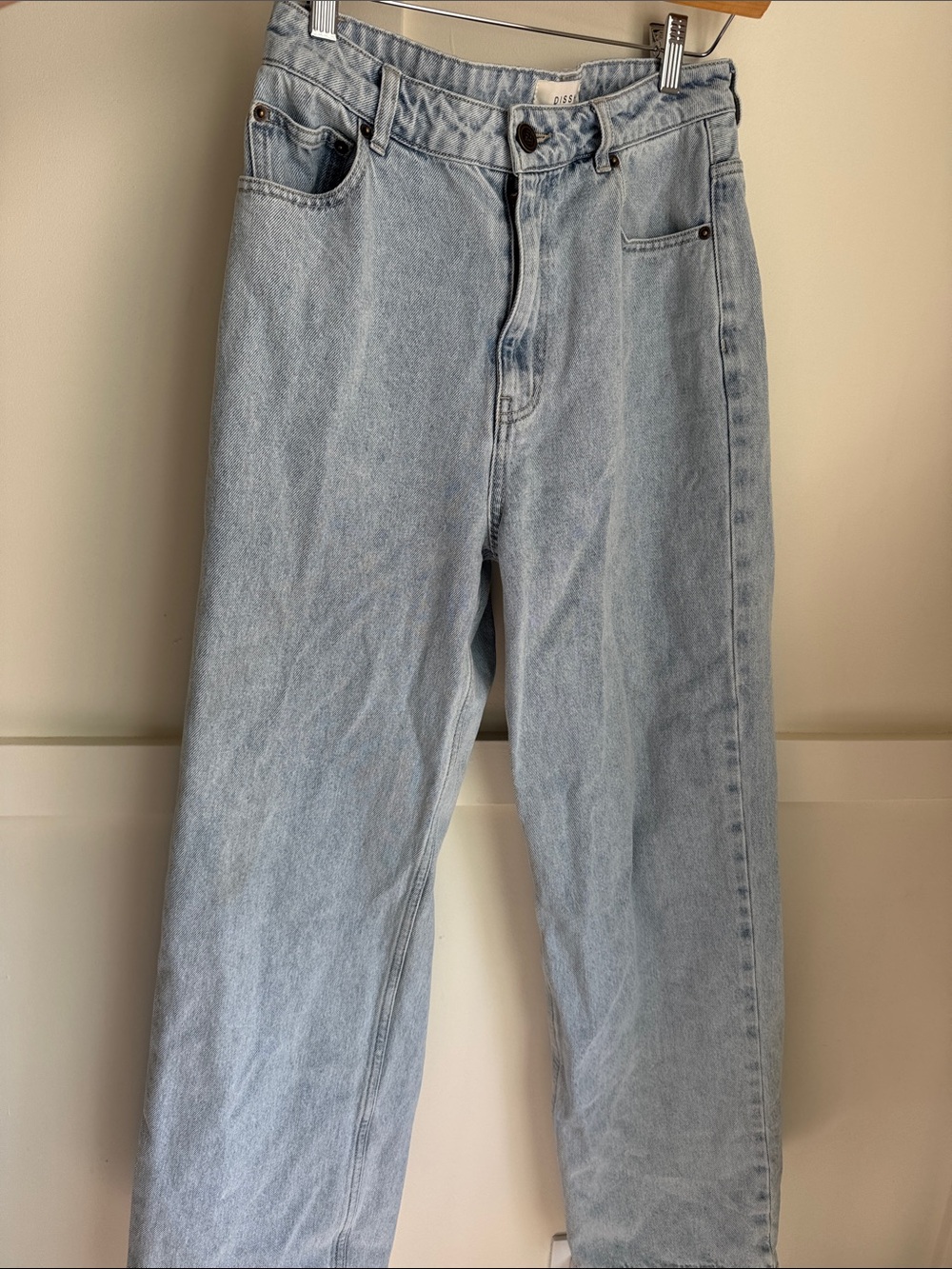 DISSH Light Wash High-Rise Straight Jeans - Picture 7 of 7